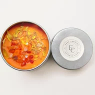 स्वाधिष्ठान (Swadhisthaan) - Sacral Chakra Candle by EKAA™ Candles 3