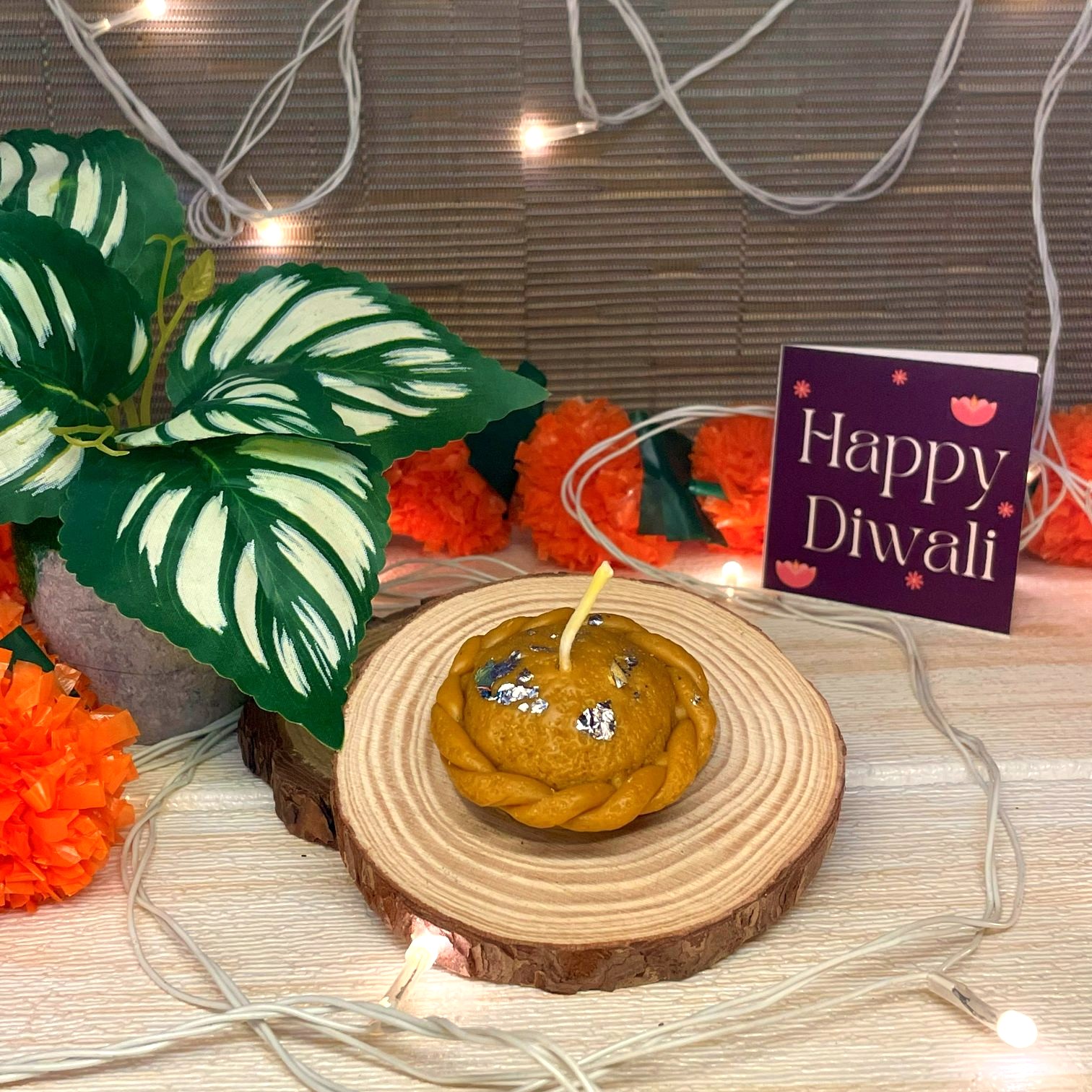 Chandrakala Candle - Handmade Soy Wax Mithai Candle by EKAA
