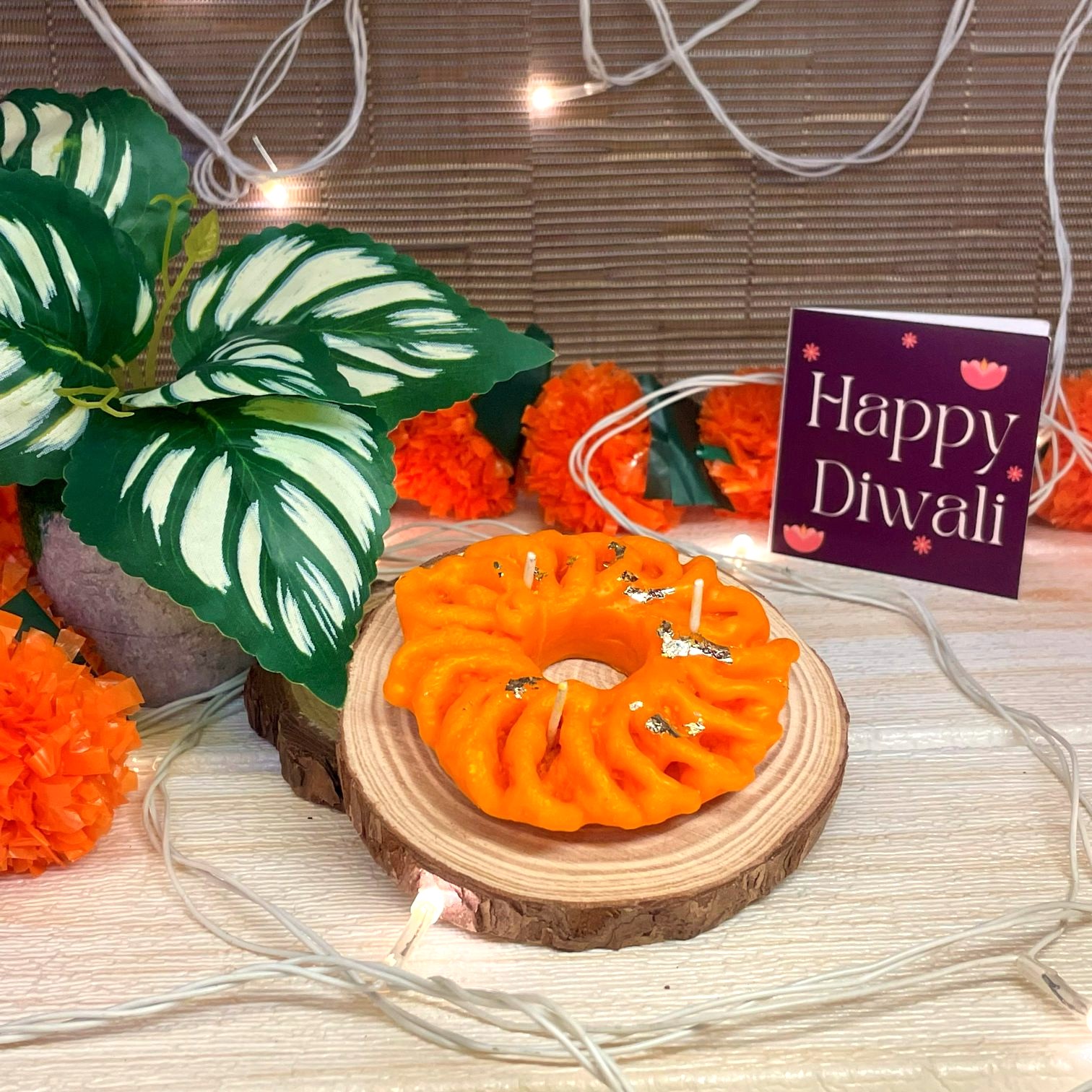 Immarti Candle - Handmade Soy Wax Mithai Candle by EKAA