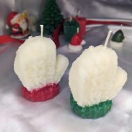 EKAA Candles' Christmas Special Woollen Mitten Candles