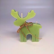 Ekaa Candles' Christmas Special Reindeer Candle green