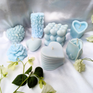 Blue Pillar Candles Collection for Valentines by EKAA