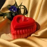 Candle of the Heart – Handcrafted Soy Candle for Valentine’s Day and Beyond by EKAA™