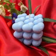 EKAA™ Heart Bubble Cube Soy Candle Blue