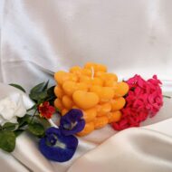 EKAA™ Heart Bubble Cube Soy Candle Yellow