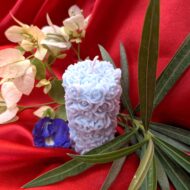 EKAA™ Rose Pillar Soy Candle Blue