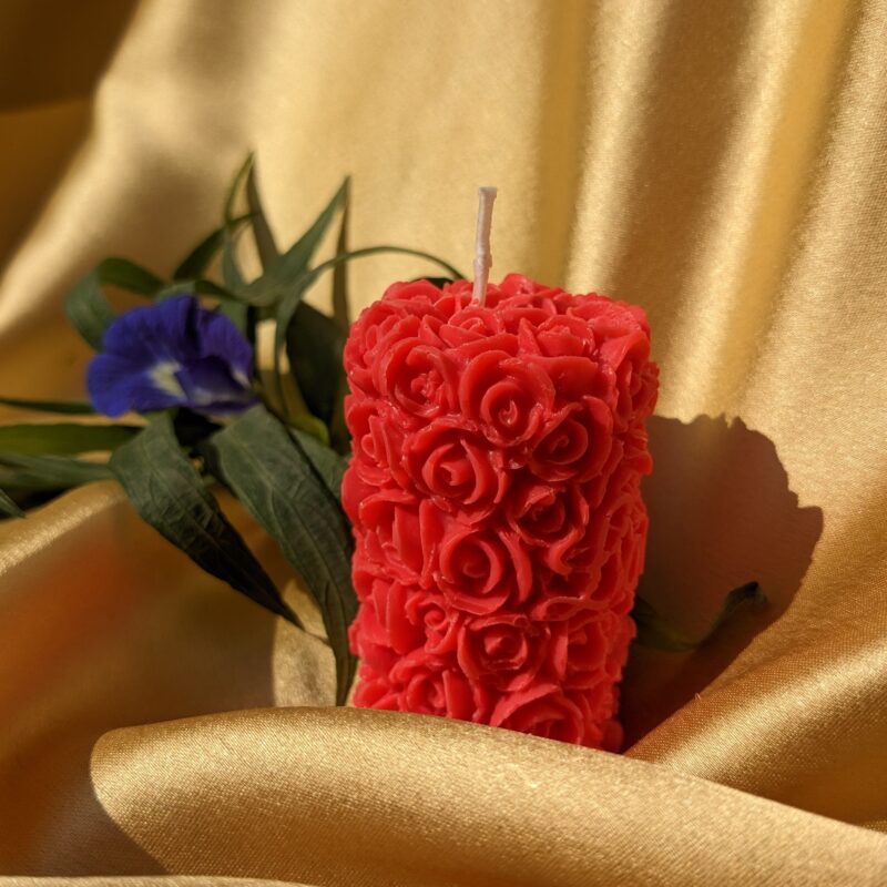 EKAA™ Romantic Rose Pillar Soy Candles