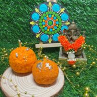 Handmade Soy Wax Candle - Laddoo Candles for Ganesh Utsav 2025 by EKAA Candles