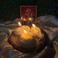 Sandesh (Shondesh) Soy Wax Candle for Navratri & Durga Pujo by EKAA Candles - 10
