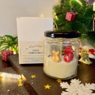 Cozy Christmas Handcrafted and Scented Christmas Candle by EKAA™ (2)