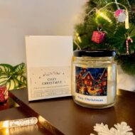 Cozy Christmas Handcrafted and Scented Christmas Candle by EKAA™ (4)