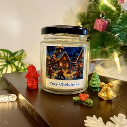 Cozy Christmas Handcrafted and Scented Christmas Candle by EKAA™
