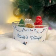 Santas Village - Handcrafted and Scented Christmas Candle by EKAA