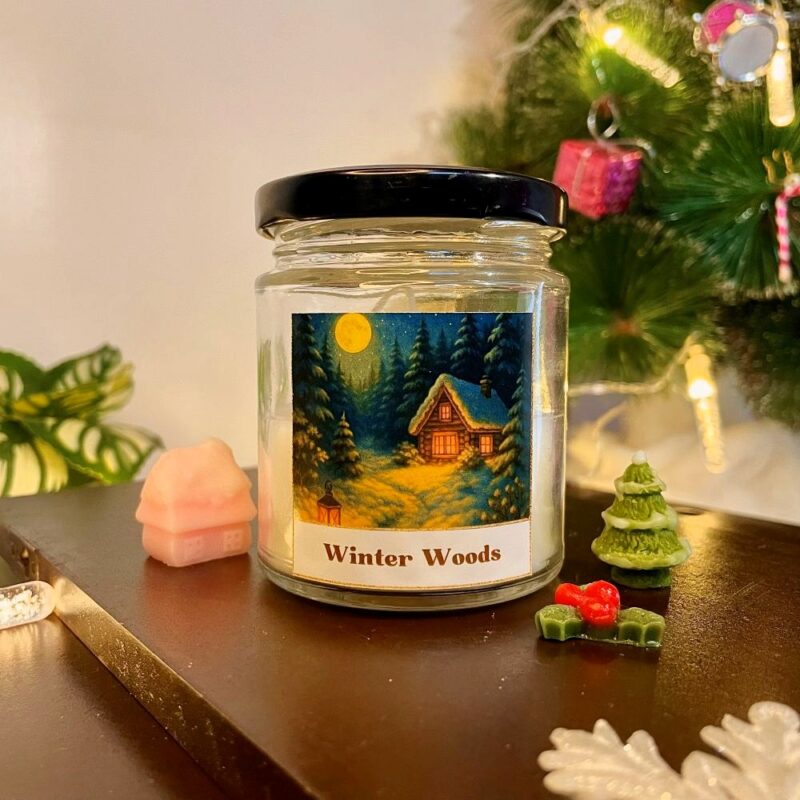 Winter Woods - Handcrafted and Scented Christmas Candle by EKAA™
