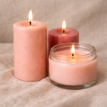 Pink Candles by EKAA