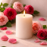 Rose scented candles by EKAA