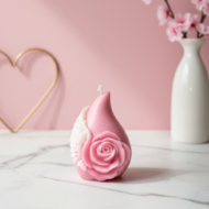The Fluttering Rose in Blush Pink by EKAA