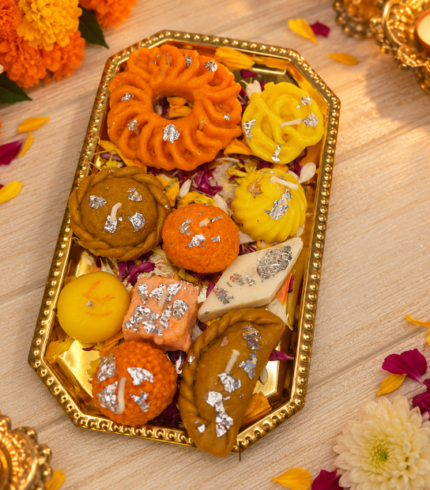 Mithai Candles Gift Box - Set of 10 Handmade Soy Wax Candles by EKAA