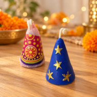 Anar Patakha Candle – Hand-Painted Soy Wax Candle by EKAA